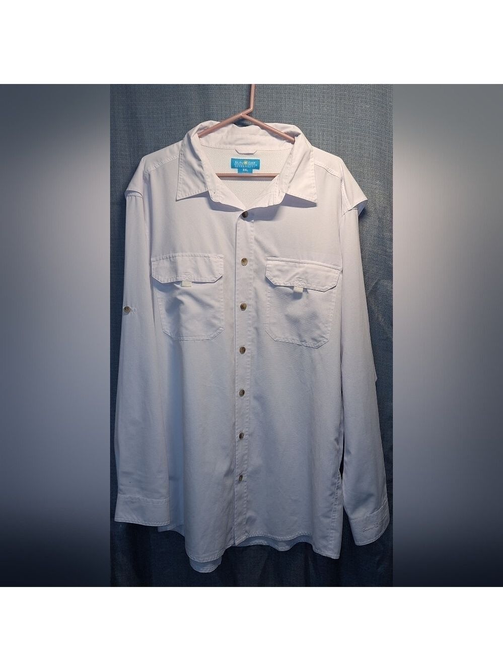 Sunday Afternoons White Button-Up Swim Coverup XXL